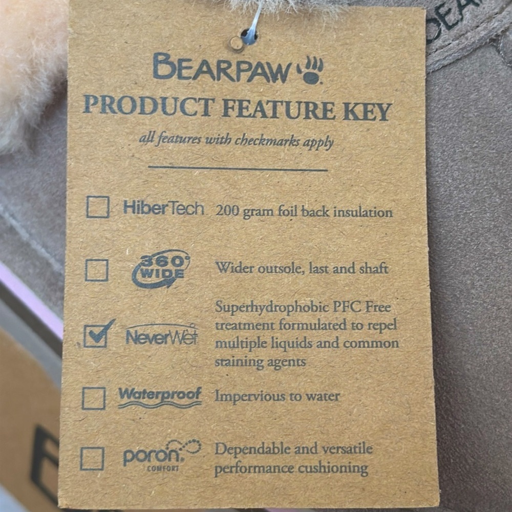 BEARPAW PLATFORM SLIPPERS 8 |   NWT PLATFORM SLIPPERS 8 - Picture 8 of 11